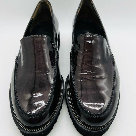 Paul Green Brown Patent Leather Women's Loafers Size 6.5 US - Picture 8 of 16